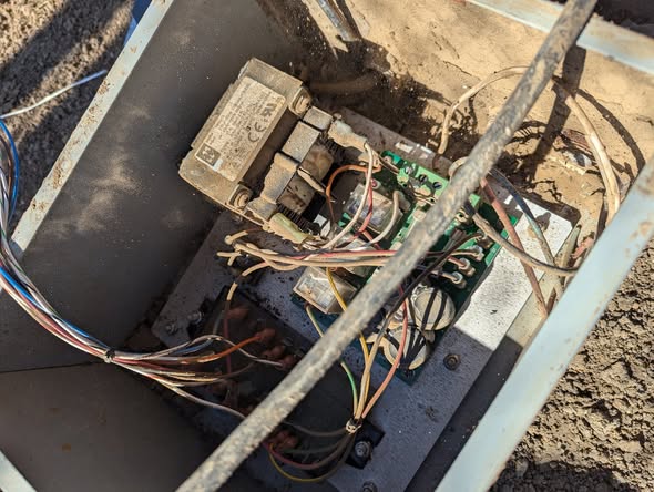 Electrical junction box and aged components