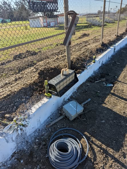 Watsonville Speedway lighting installation overview