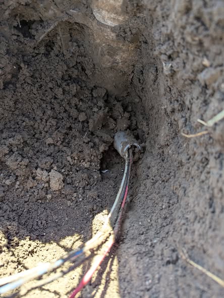 Underground electrical wiring installation